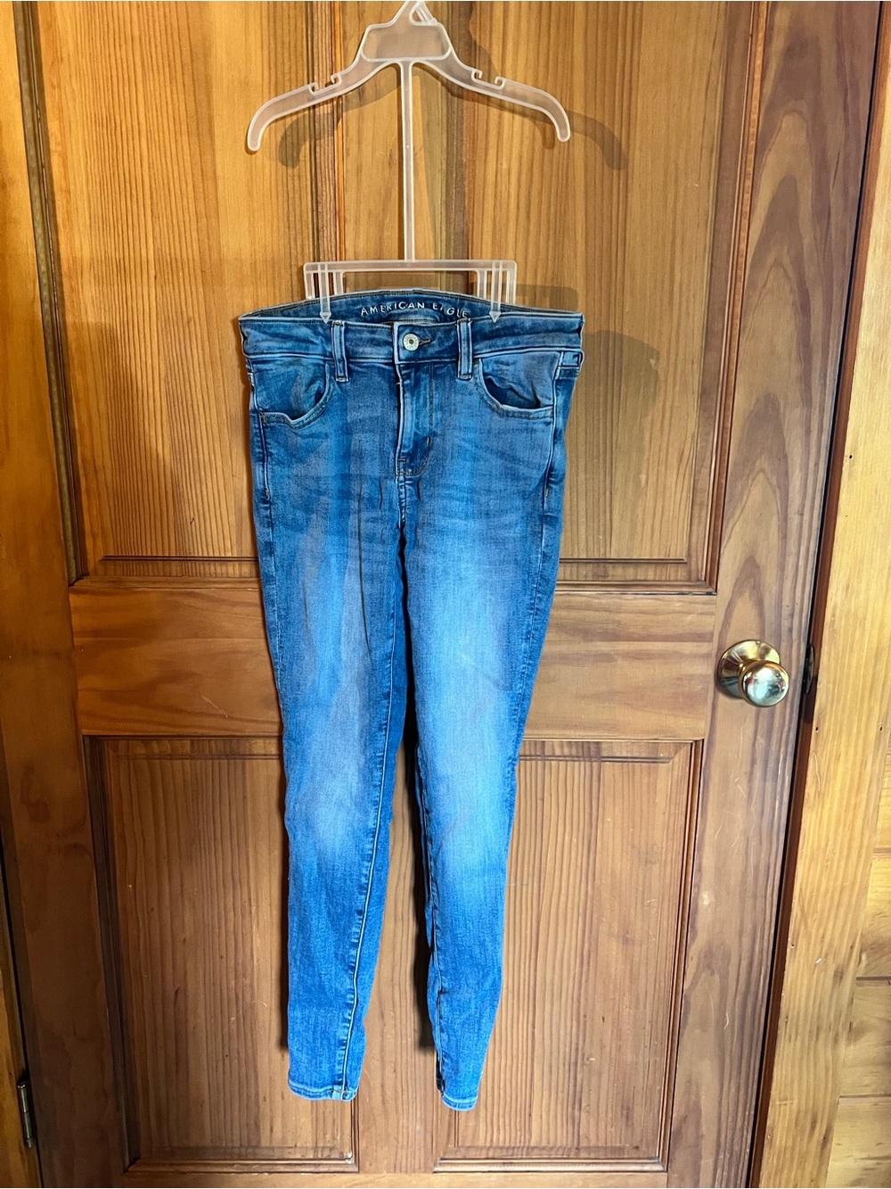 American Eagle Outfitters Women's Blue Skinny Jeans